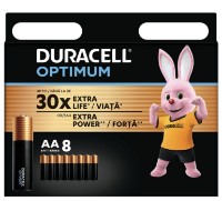 Набор батареек Duracell Optimum AA LR06 8pcs