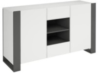 Комод Magnusplus Combo 1400x788x421 Grafit/Alb