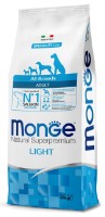Сухой корм для собак Monge Superpremium All Breeds Adult Light Salmon/Rice 12kg