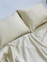 Lenjerie de pat Bumbacel Premium Satin Beige Double-Euro (LDP_1503_240x260)