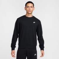 Hanorac pentru bărbați Nike M Nk Club Ft Crew Black/White, s.L