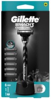Aparat de ras Gillette Mach3 Charcoal + 6 cassete
