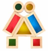 Cuburi Tooky Toy Rainbow Sensory Blocks (TH839)