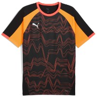 Мужская футболка Puma Individualliga Graphic Jersey Puma Black/Glowing Red, s.XL
