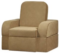 Бескаркасное раскладное кресло Edka Terra 3in1 100x200x30 M7 Brown