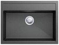 Кухонная мойка Fabiano Quadro 61x51 Titanium