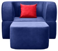 Fotoliu extensibil Edka Vega 100x200x40 M34 Dark Blue