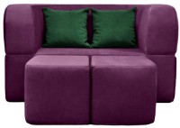 Бескаркасный диван Edka Vega 140x20040 M10 Dark Purple