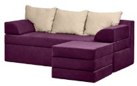 Canapea fără ramă Edka Sirius 200x140x45 M10 Dark Purple