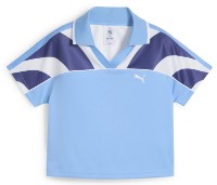 Женская футболка Puma Future Archive Football Jersey Baby Tee Team Light Blue/Blue Crystal, s.L