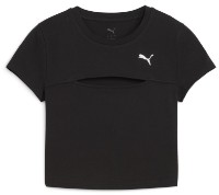 Tricou de dame Puma Wardrobe Ess Cut-Out Baby Tee Puma Black, s.XS