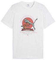 Tricou bărbătesc Puma Graphics Bonsai Tee Puma White, s.XXL