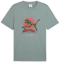 Tricou bărbătesc Puma Graphics Bonsai Tee Green Moon, s.L