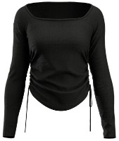 Hanorac damă Joma 902223.100 Black, s.L