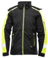 Geacă pentru bărbați Seven Kings Rival Softshell Black/Yellow s.XXL