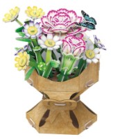 3D пазл-конструктор CubicFun Flower Bouque Carnation (W3300h)