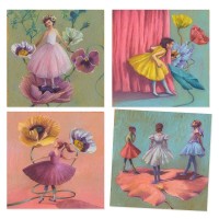 Carte de colorat pentru copii Djeco The Ballerina DJ09381