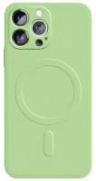 Husa de protecție WOO Liquid Silicone Magsafe iPhone 16 Pro Green (WOOLSCMIP16PGR)