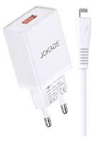Încărcător Jokade JB022 USB to Lightning White (JKWCLI5AJB022WH)