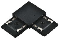 Conector pentru șină Horoz Tracklight Slim Magnet-CL Black