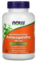 Пищевая добавка NOW Ashwagandha 450mg 180cap