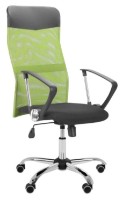 Офисное кресло AMF Ultra Chrome A-01 Black/Green