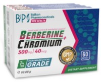 Vitamine Balkan Pharmaceuticals Berberine 500mg + Chromium 40mg 60cap