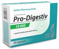 Supliment alimentar Balkan Pharmaceuticals Digestiv 10000UI 30tab