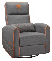 Scaun gaming Cougar Fidom Gray/Orange with Footrest