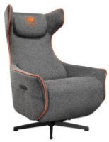 Scaun gaming Cougar Magus Gray/Orange with Footrest