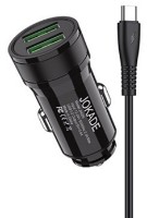 Автомобильная зарядка Jokade JH010 Black (JH010CCTYBK)