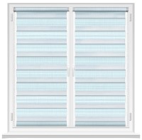 Рулонные шторы Msrolls Day Night Grizzle 014/16 Turquoise 1.00x1.70m