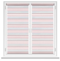 Рулонные шторы Msrolls Day Night Grizzle 014/9 Pink 0.70x1.70m