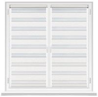 Рулонные шторы Msrolls Day Night Ton 616/1 White 0.45x1.70m