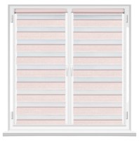 Рулонные шторы Msrolls Day Night Ton 616/6 Pink 0.45x1.70m