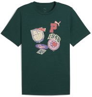 Tricou bărbătesc Puma Wardrobe Ess Sports Legacy Front Graphic Tee Dark Myrtle, s.M