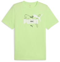 Мужская футболка Puma Ess Logo Lab Summer Tee Spring Fern, s.XXL