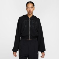 Hanorac damă Nike W Nsw Street Crop Fz Top Black/Anthracite, s.XS