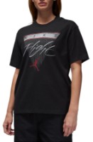 Женская футболка Nike W Jordan Ss Gf Gfx Flt Tee Black/Gym Red, s.S