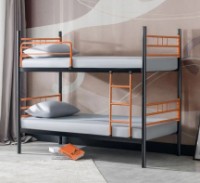 Двухъярусная кровать Evger RD-70 90x200cm Black/Orange