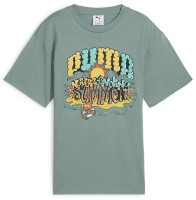 Детская футболка Puma Graphics Puma Tee III B Green Moon, s.164