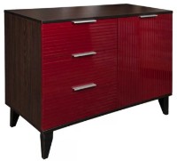 Комод Art Flame Barselona Mini Wenge/Bordo