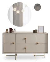 Comodă Evmoda Isabel Mirror (081440)