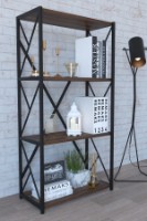 Etajeră Remaks 4 Shelf Metal Walnut