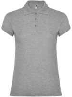 Polo Roly Star Woman 6634 Heather Grey, s.S