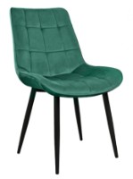 Scaun Deco Hans Green/Black Legs HLR57