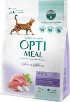 Сухой корм для кошек Optimeal Adult Cat Hairball Control Duck 200g