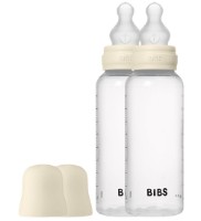 Бутылочки для кормления BIBS 2 Pack Silicone Ivory 270ml (51171216)