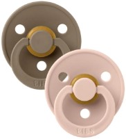 Suzeta BIBS Colour 2 Pack - Dark Oak/Blush 6+ months (120211)