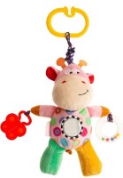 Jucărie pentru pătuturi si carucioare BabyJem Cow Pink (882)